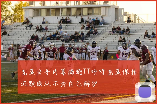 克莱分手内幕揭晓TT呼吁克莱保持沉默我从不为自己辩护