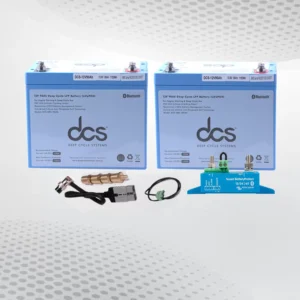 portable lithium dual battery system